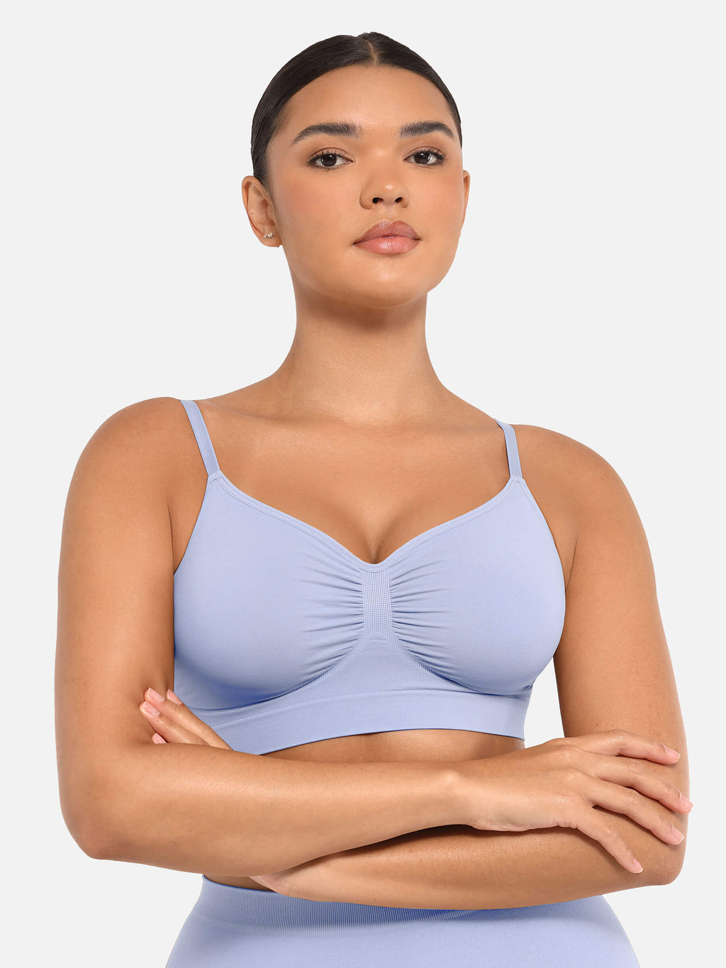 Ensemble MyCurve soutien-gorge sans armatures & culotte gainante taille haute sans coutures