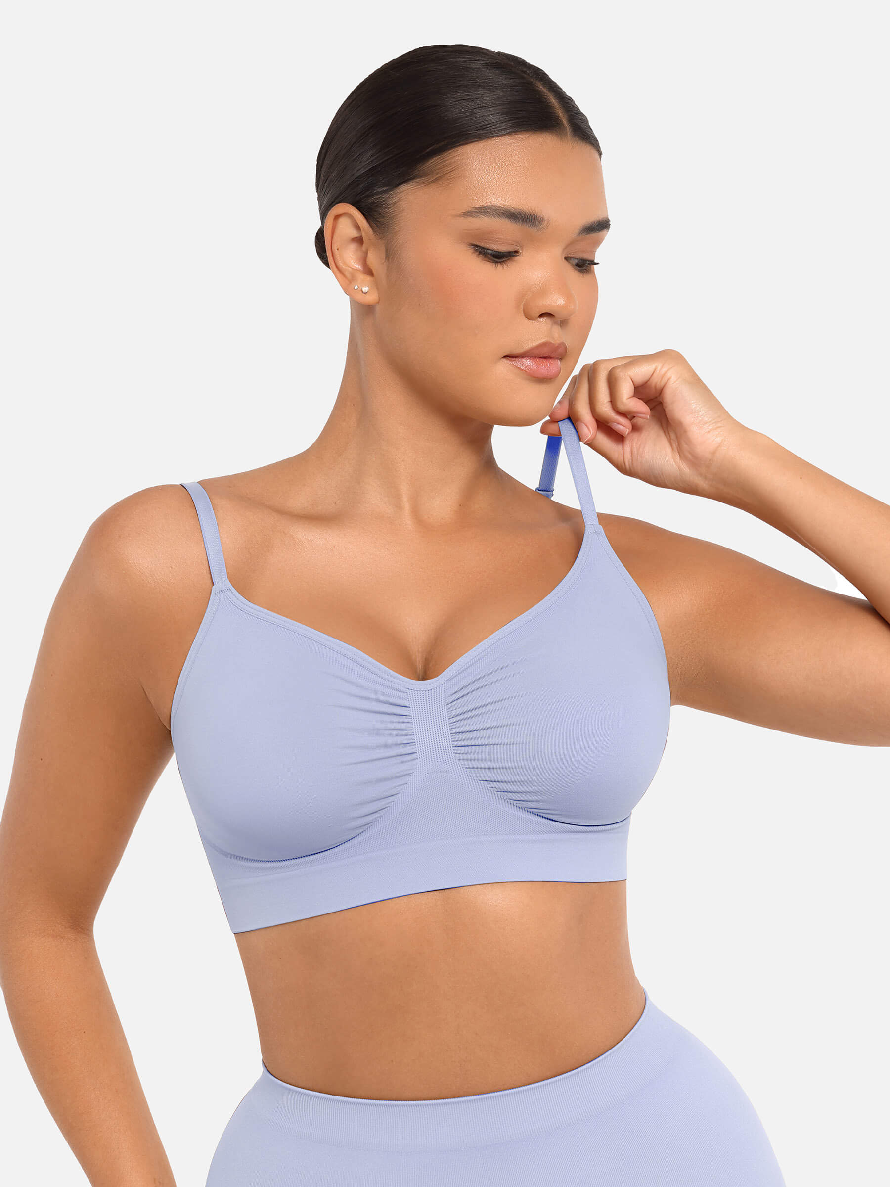 Ensemble MyCurve soutien-gorge sans armatures & culotte gainante taille haute sans coutures