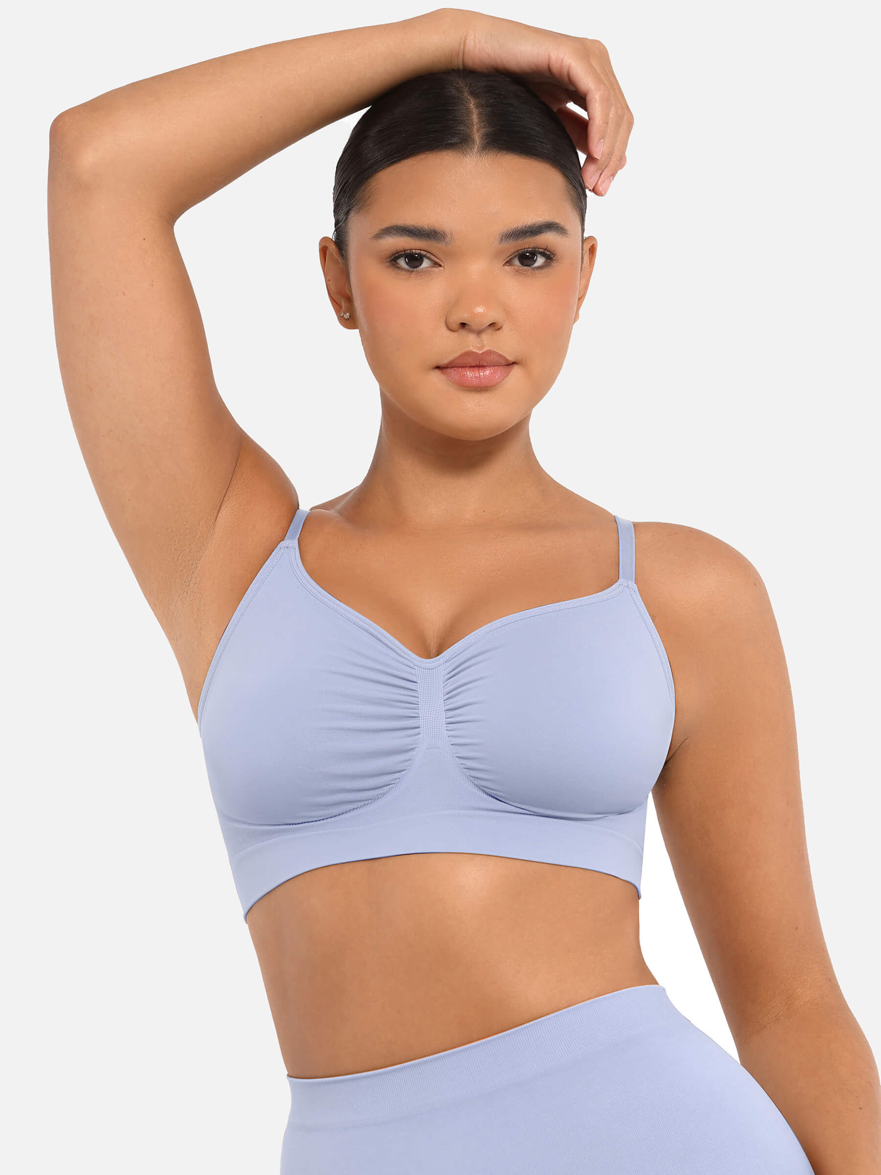 Ensemble MyCurve soutien-gorge sans armatures & culotte gainante taille haute sans coutures