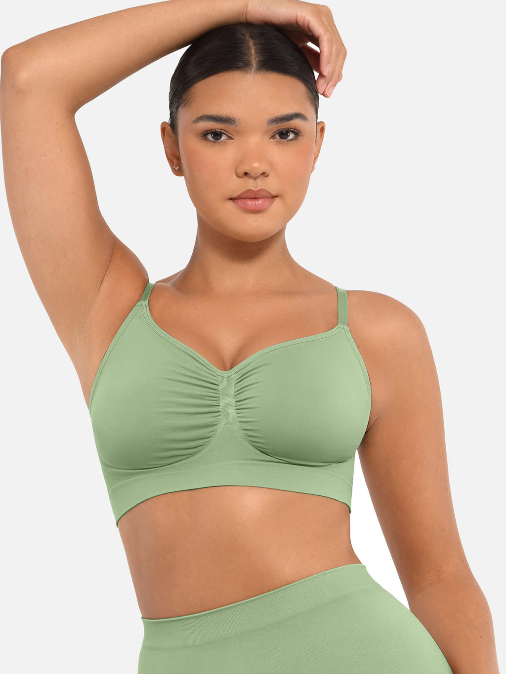 Ensemble MyCurve soutien-gorge sans armatures & culotte gainante taille haute sans coutures