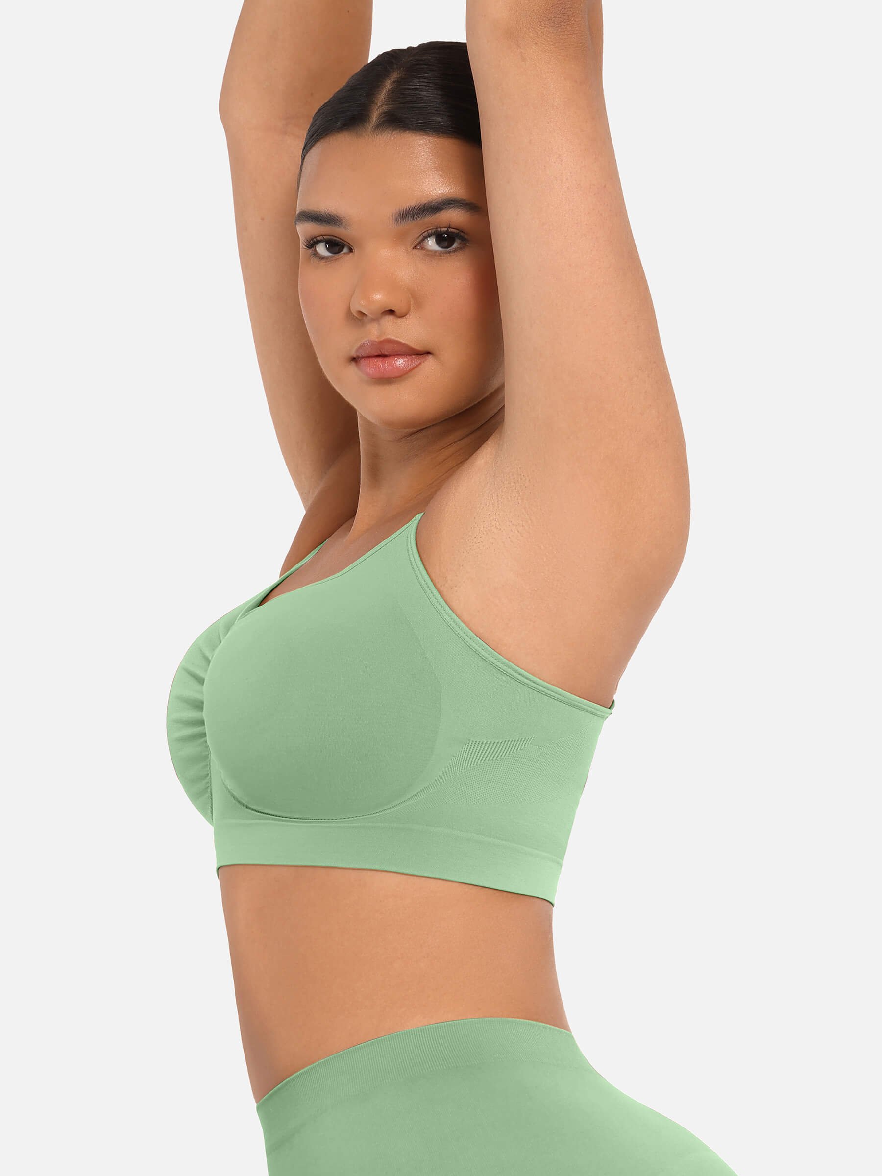 Ensemble MyCurve soutien-gorge sans armatures & culotte gainante taille haute sans coutures