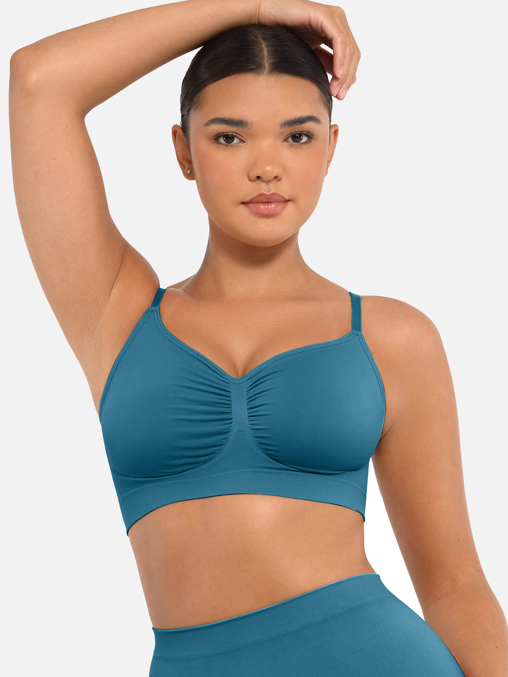Ensemble MyCurve soutien-gorge sans armatures & culotte gainante taille haute sans coutures