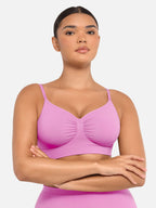 Ensemble MyCurve soutien-gorge sans armatures & culotte gainante taille haute sans coutures