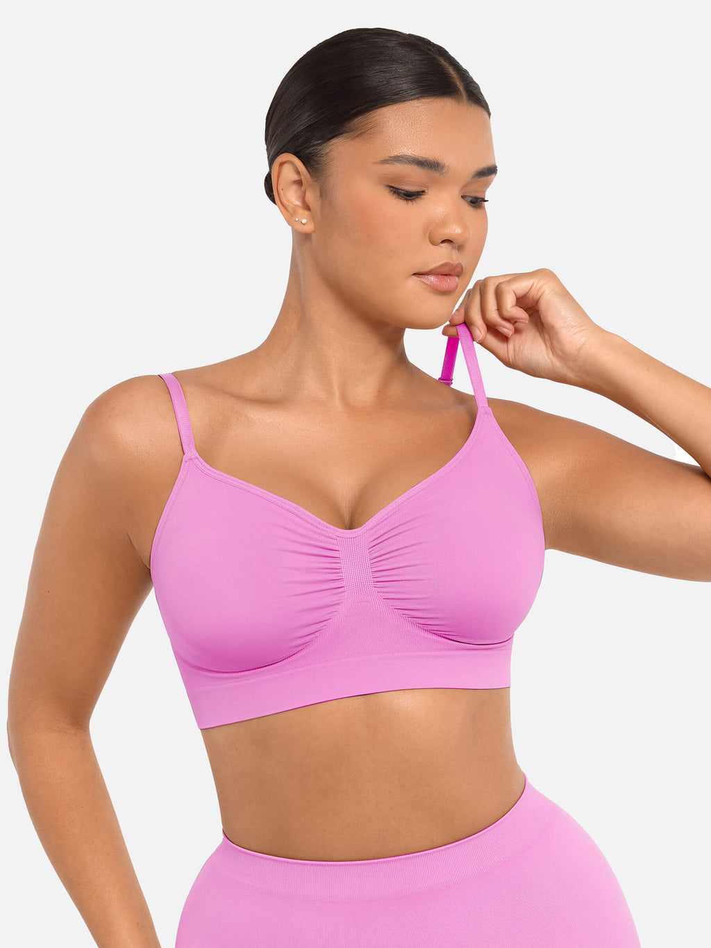 Ensemble MyCurve soutien-gorge sans armatures & culotte gainante taille haute sans coutures