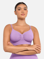 Ensemble MyCurve soutien-gorge sans armatures & culotte gainante taille haute sans coutures