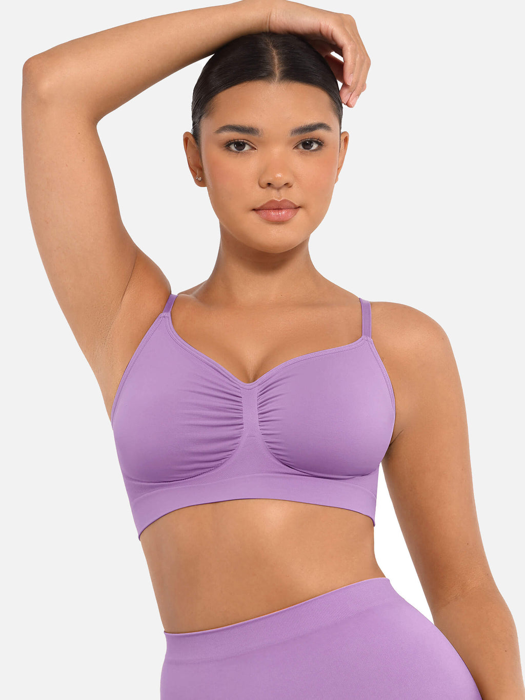 Ensemble MyCurve soutien-gorge sans armatures & culotte gainante taille haute sans coutures