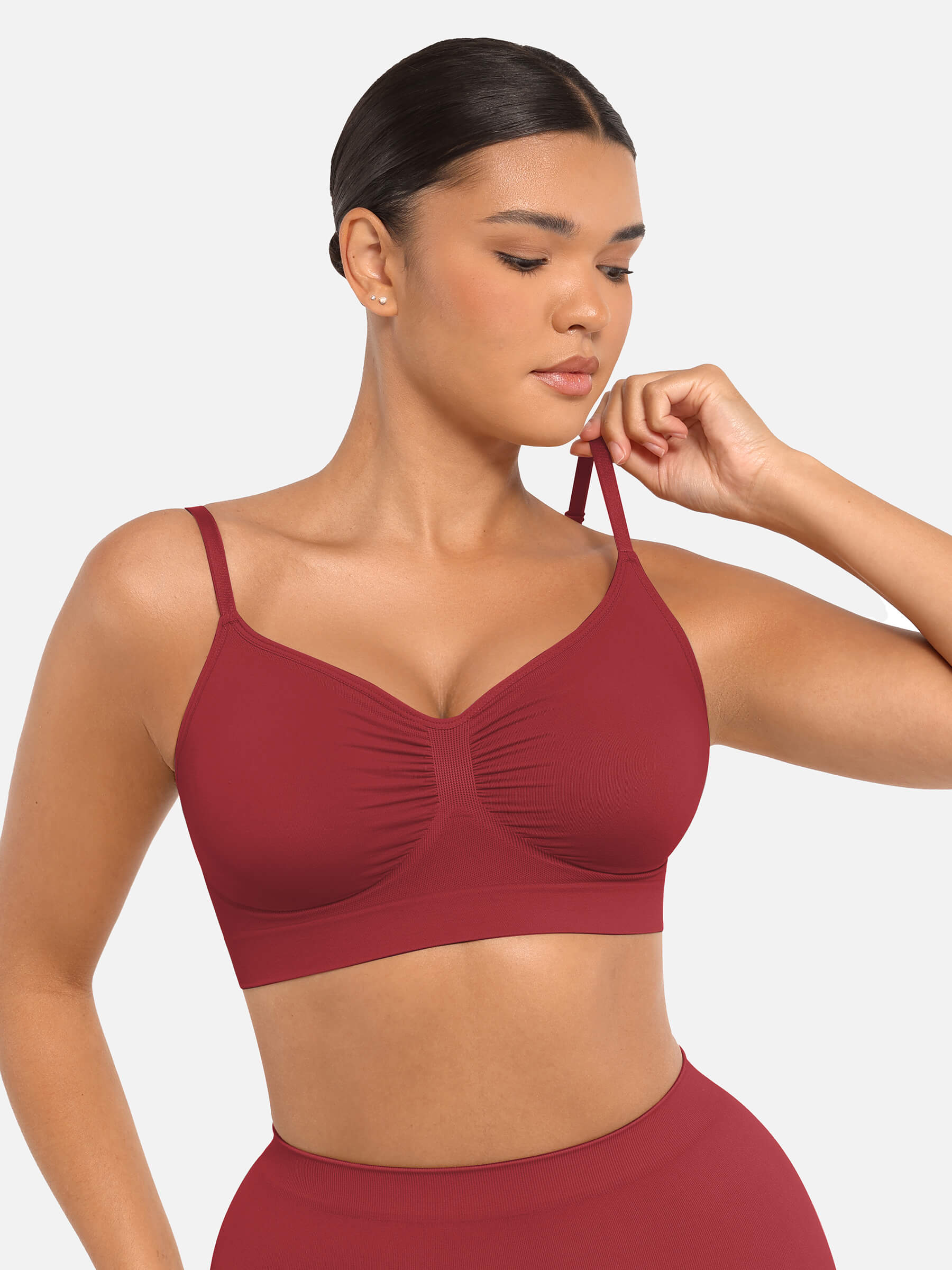 Ensemble MyCurve soutien-gorge sans armatures & culotte gainante taille haute sans coutures