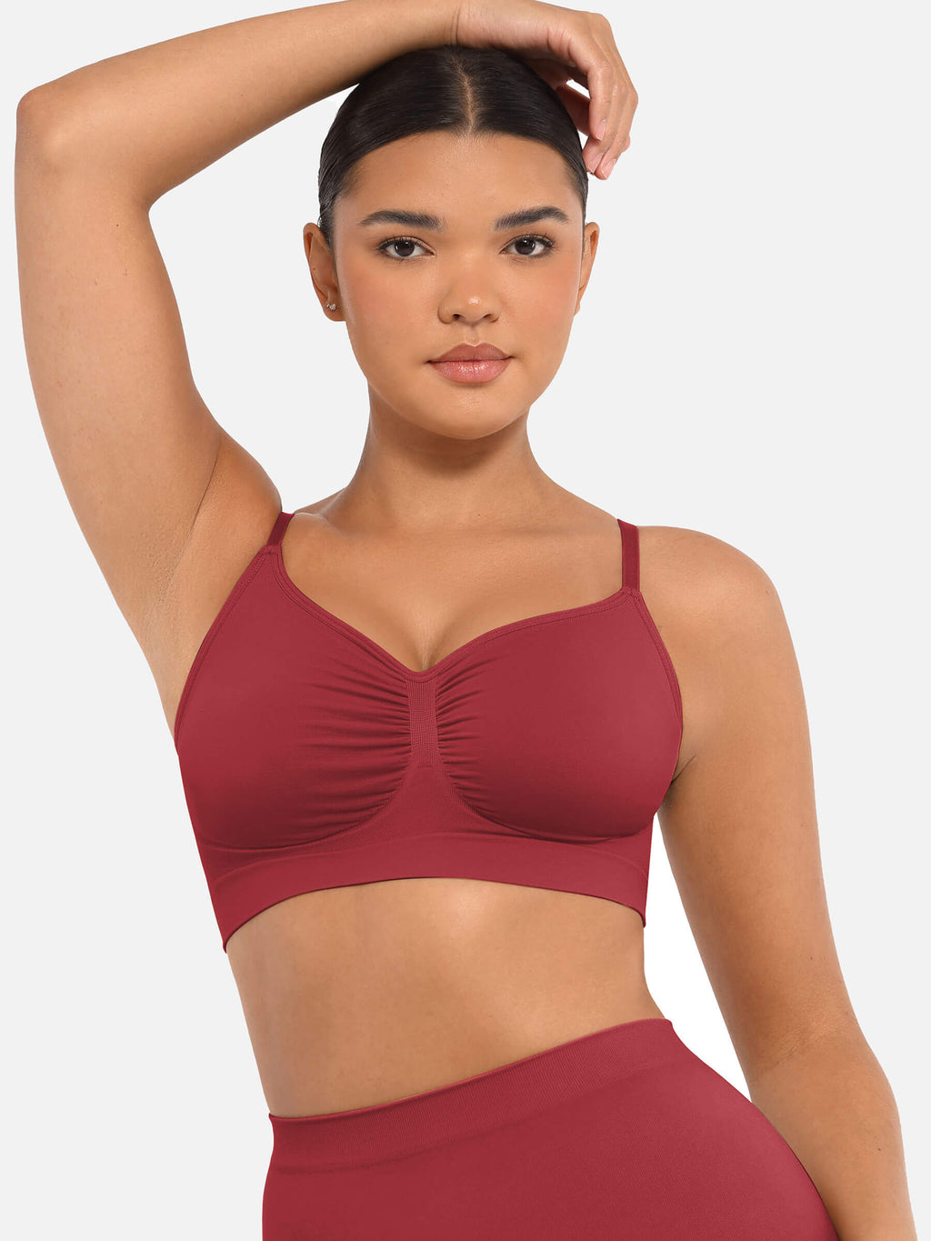 Ensemble MyCurve soutien-gorge sans armatures & culotte gainante taille haute sans coutures
