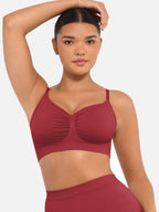 Ensemble MyCurve soutien-gorge sans armatures & culotte gainante taille haute sans coutures