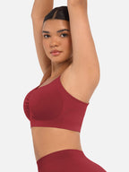 Ensemble MyCurve soutien-gorge sans armatures & culotte gainante taille haute sans coutures