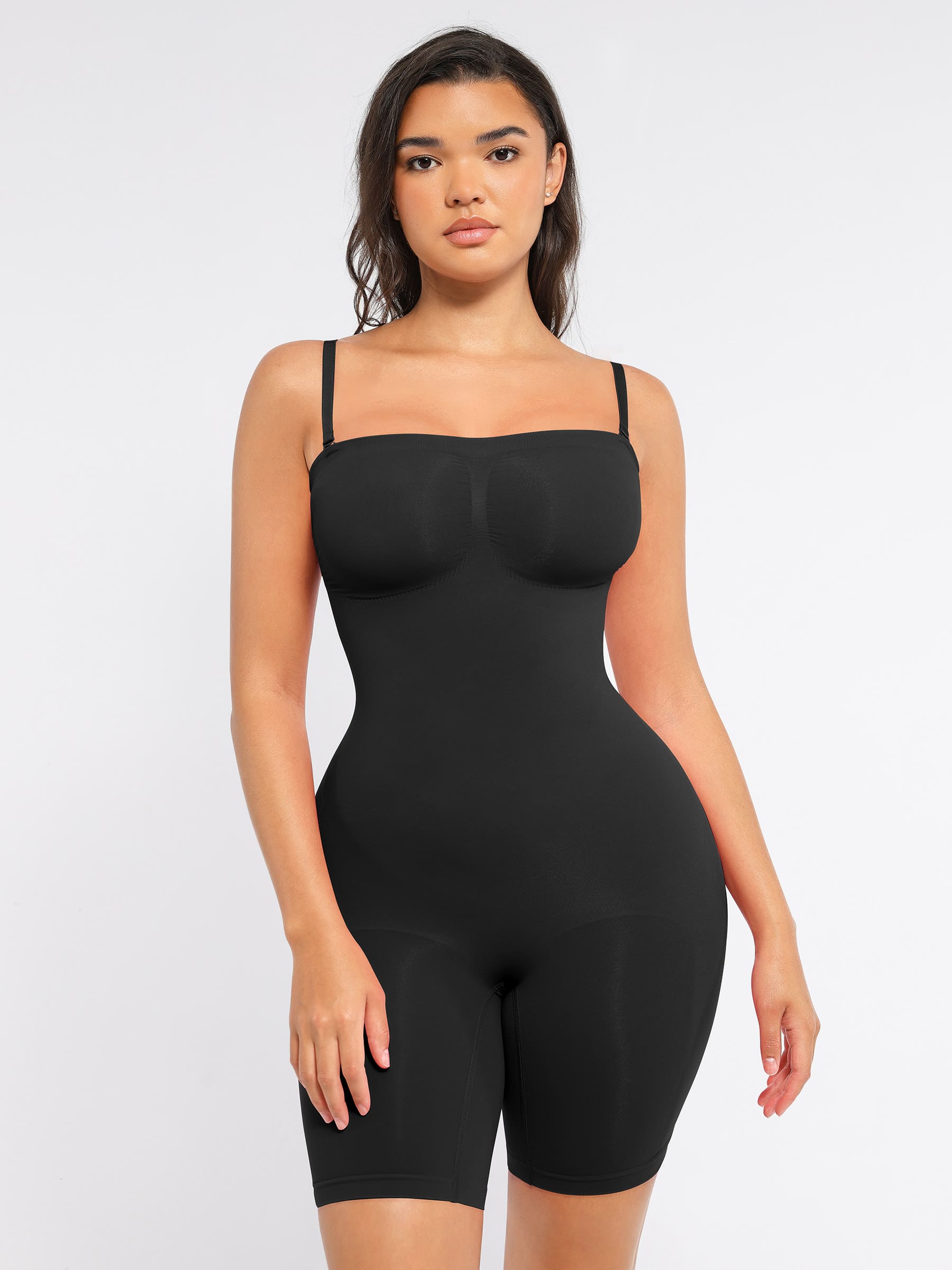 MyCurve Strapless Seamless Bodysuit with Removable Straps