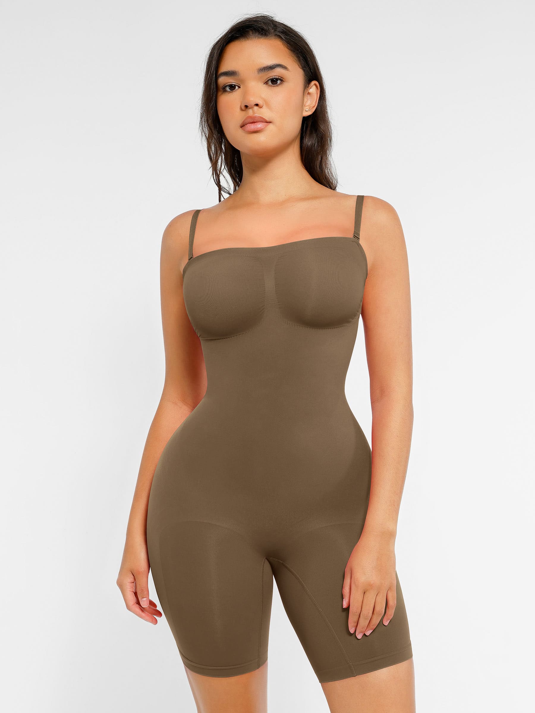 MyCurve Strapless Seamless Bodysuit with Removable Straps