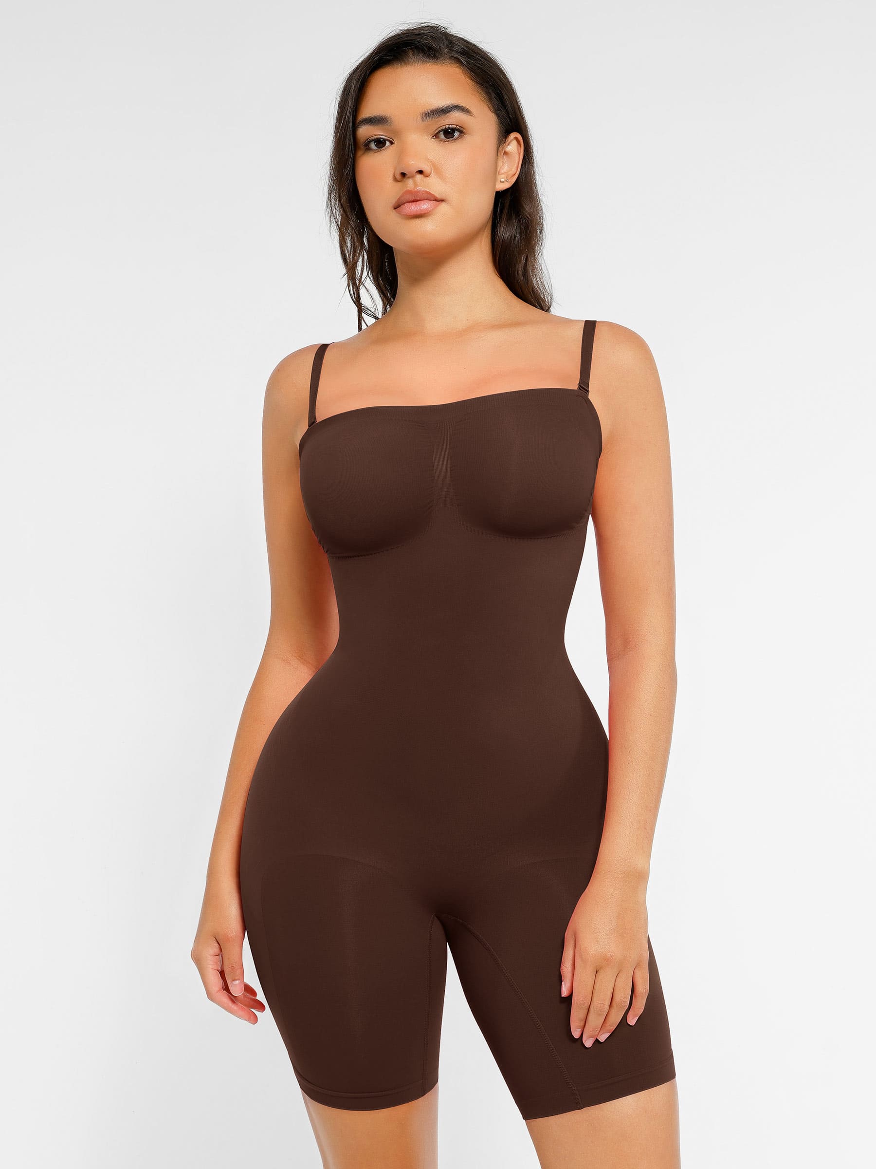 MyCurve Strapless Seamless Bodysuit with Removable Straps