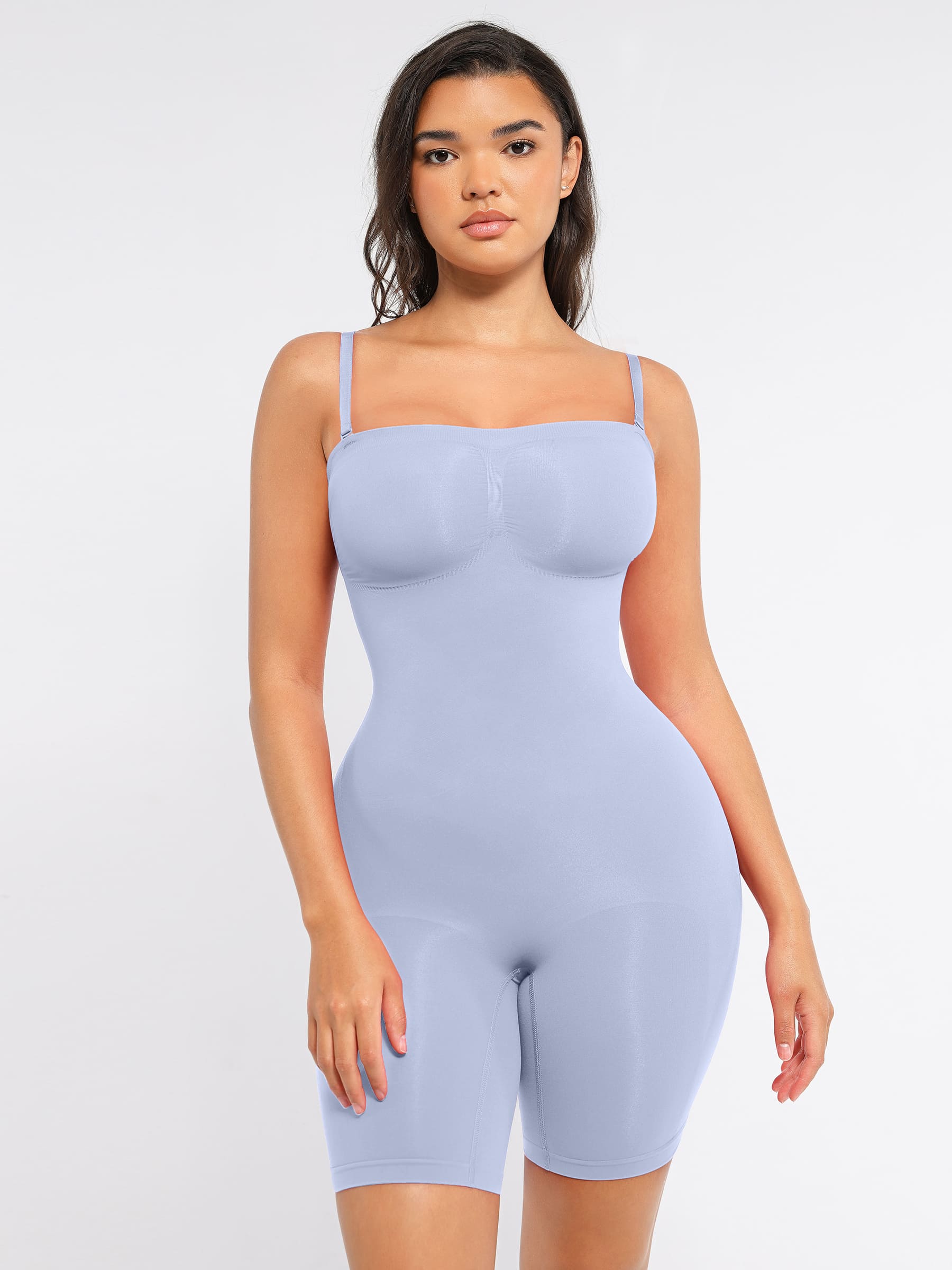 MyCurve Strapless Seamless Bodysuit with Removable Straps
