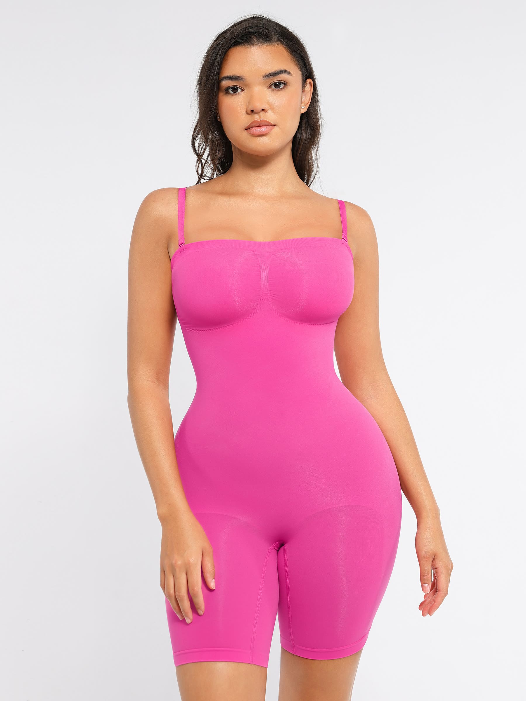 MyCurve Strapless Seamless Bodysuit with Removable Straps
