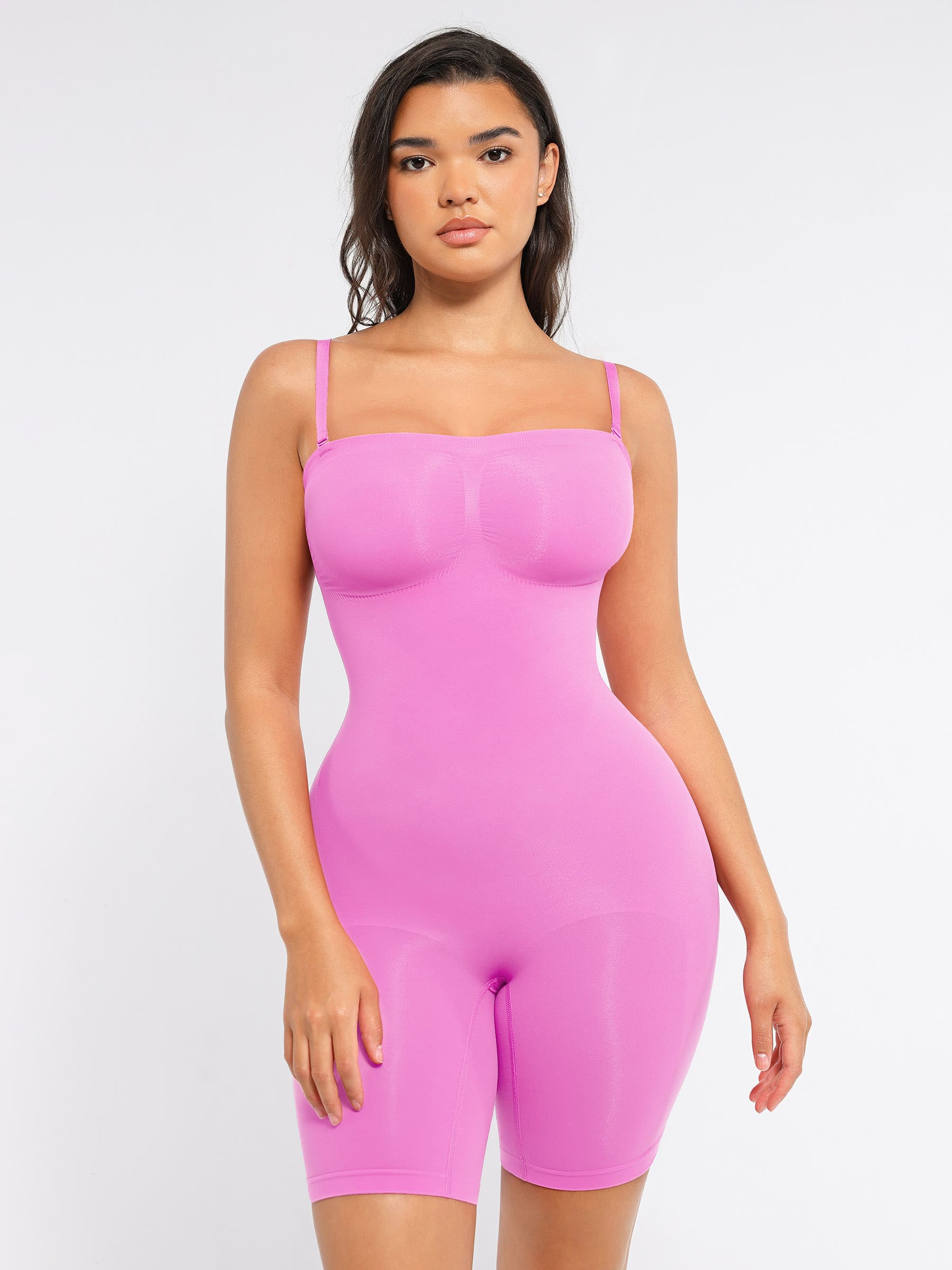 MyCurve Strapless Seamless Bodysuit with Removable Straps