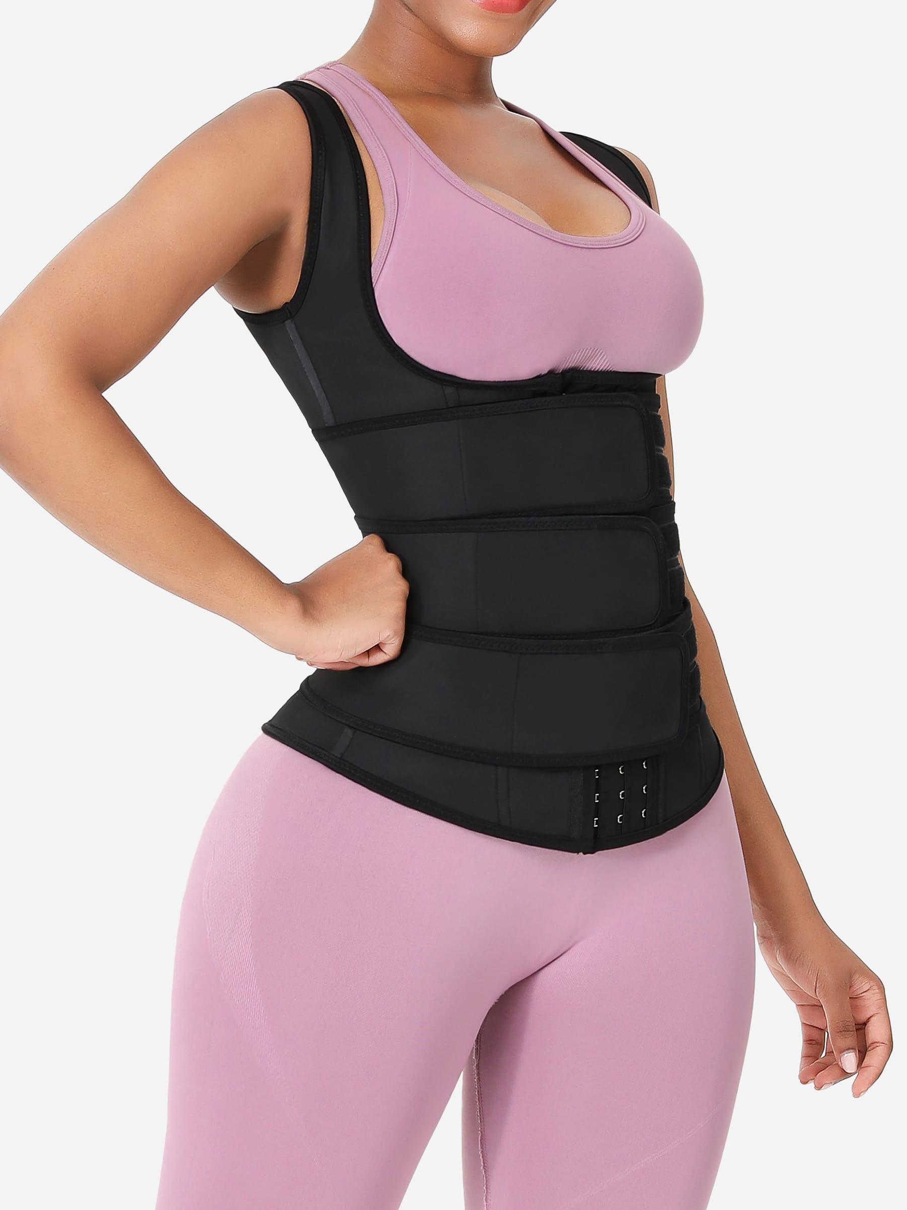 Faja deportiva MyCurve con triple cinturón de goma
