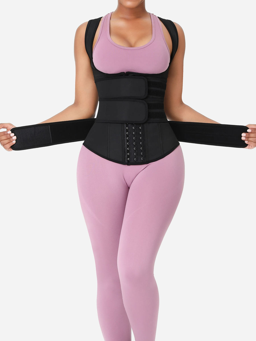 Faja deportiva MyCurve con triple cinturón de goma