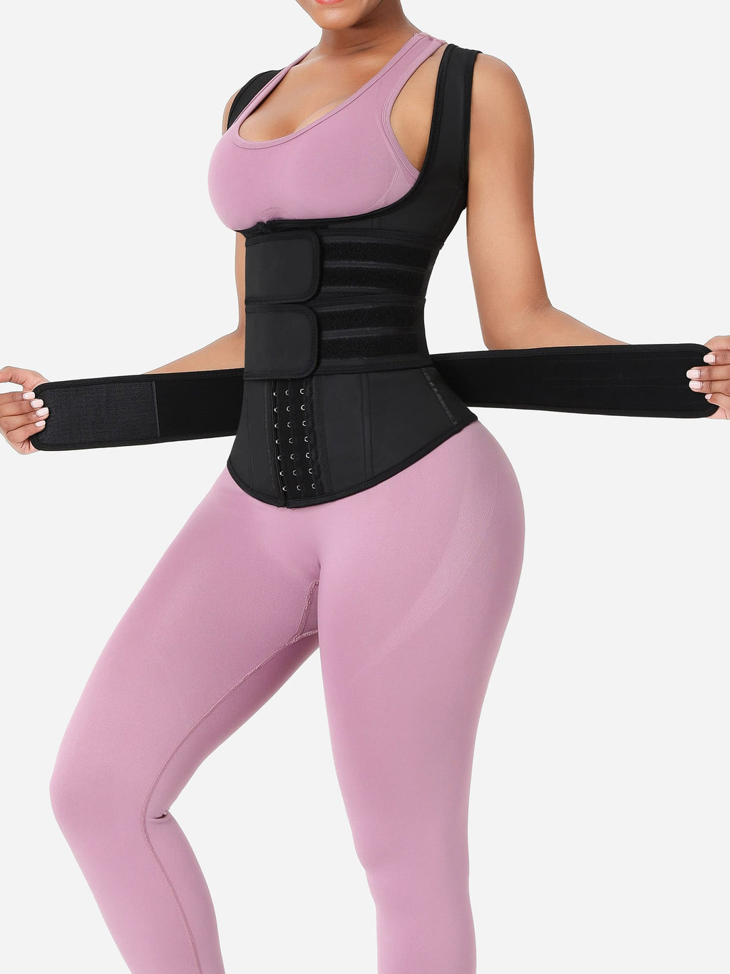Faja deportiva MyCurve con triple cinturón de goma