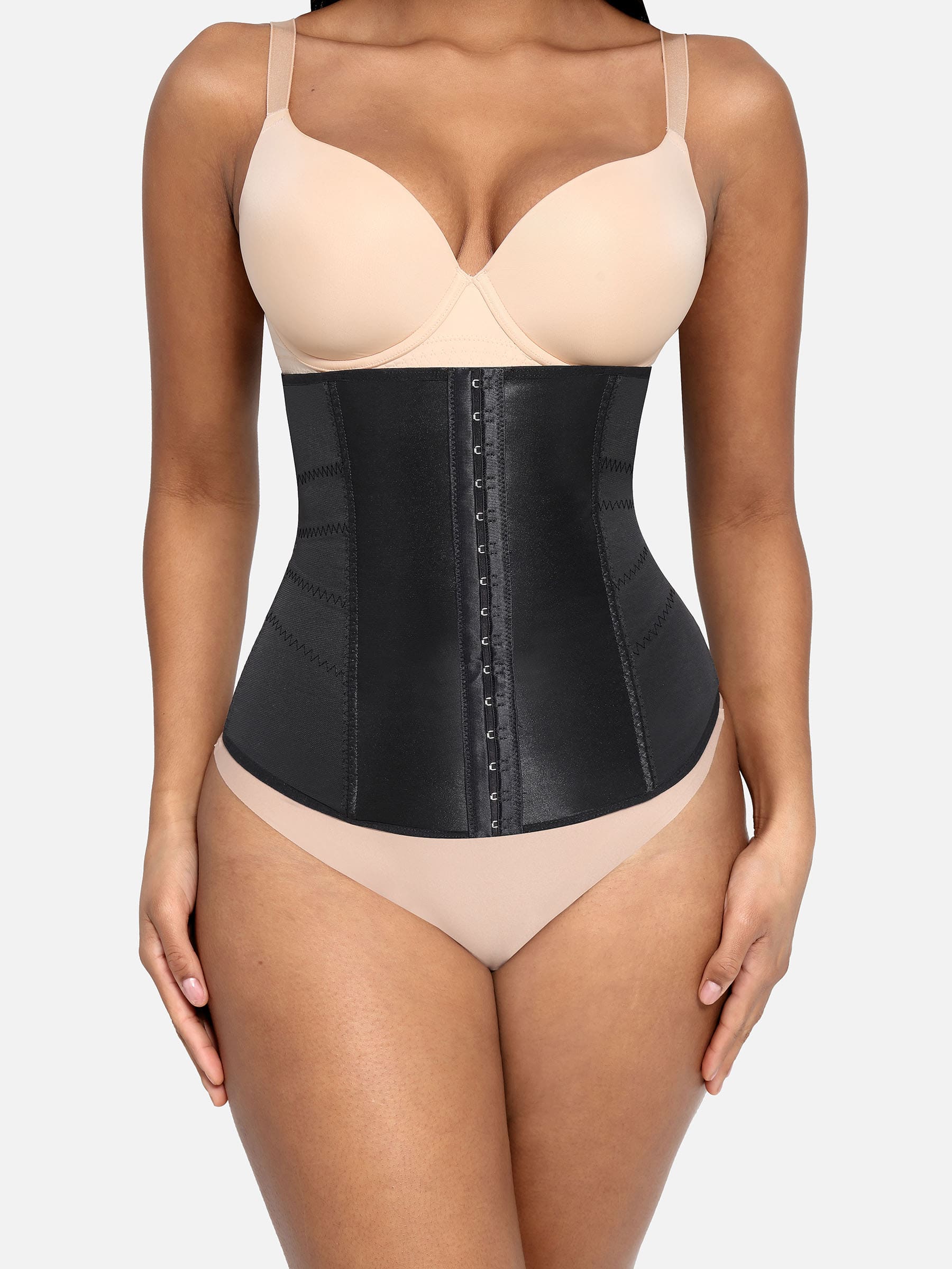 Faja moldeadora de cintura MyCurve para mujer: corsé de malla con varillas de acero