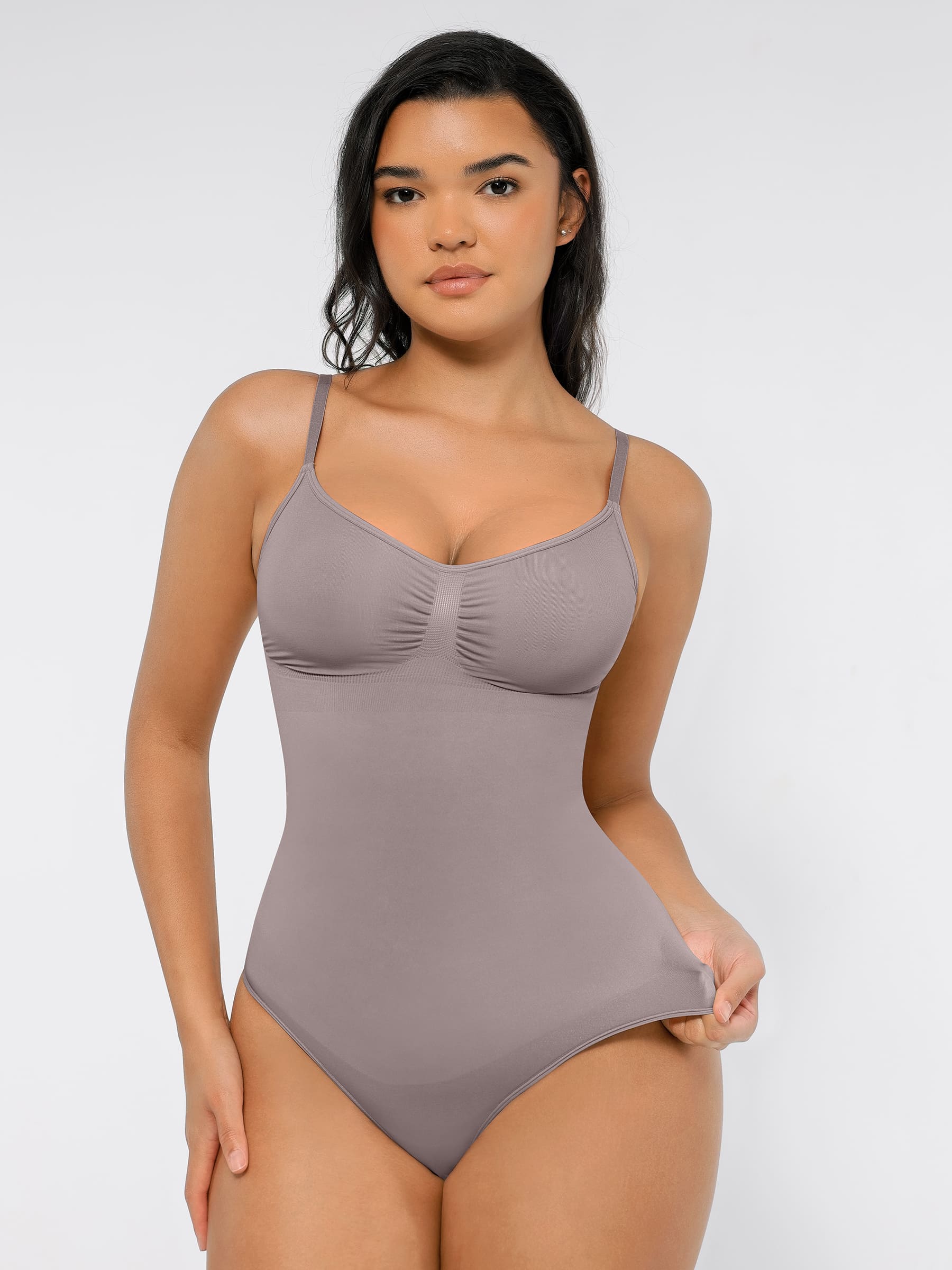 MyCurve Tummy Control Seamless Thong Bodysuit