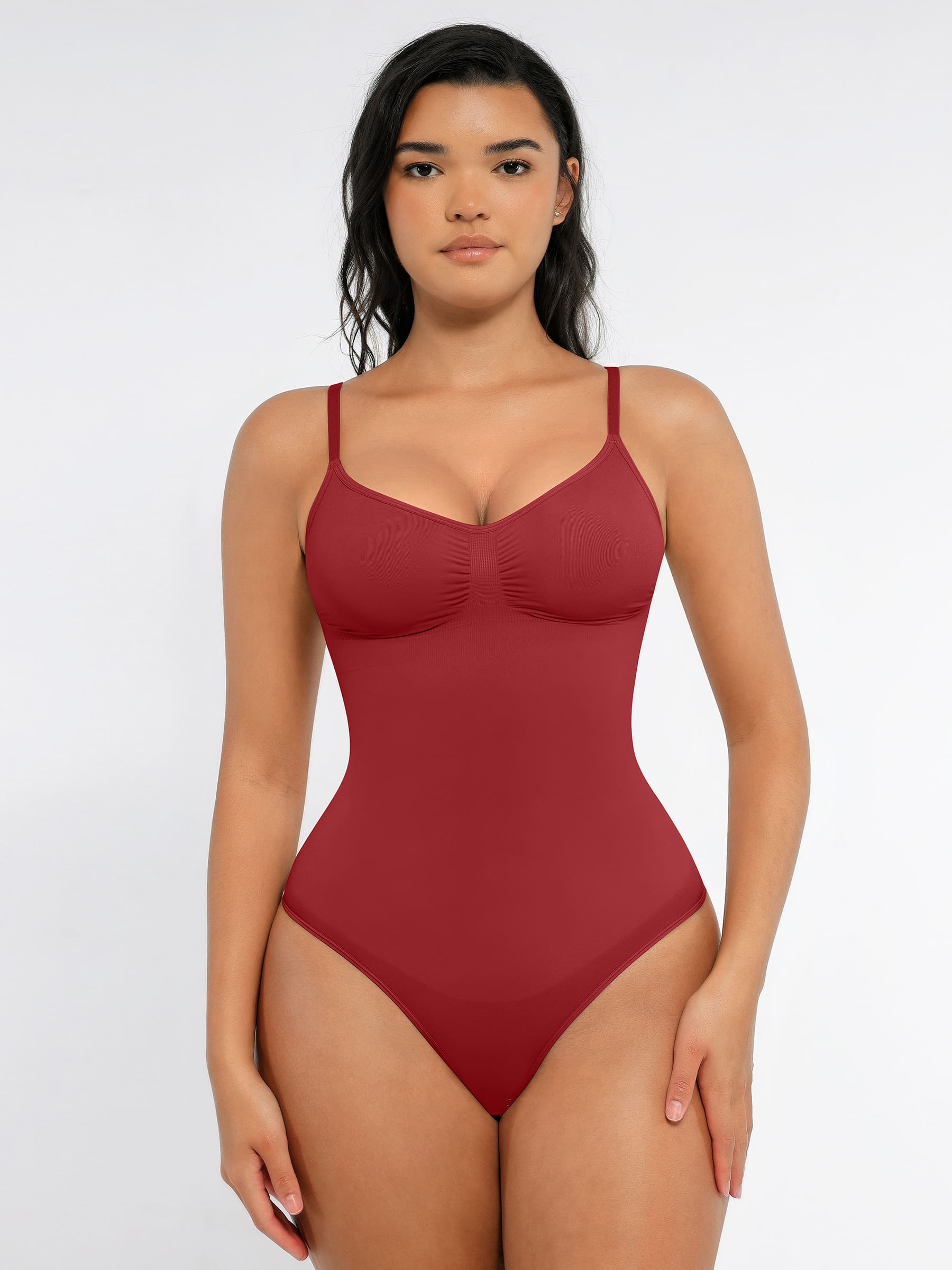 MyCurve Tummy Control Seamless Thong Bodysuit