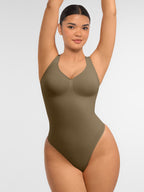 MyCurve Tummy Control Seamless Wide Strap Bodysuit