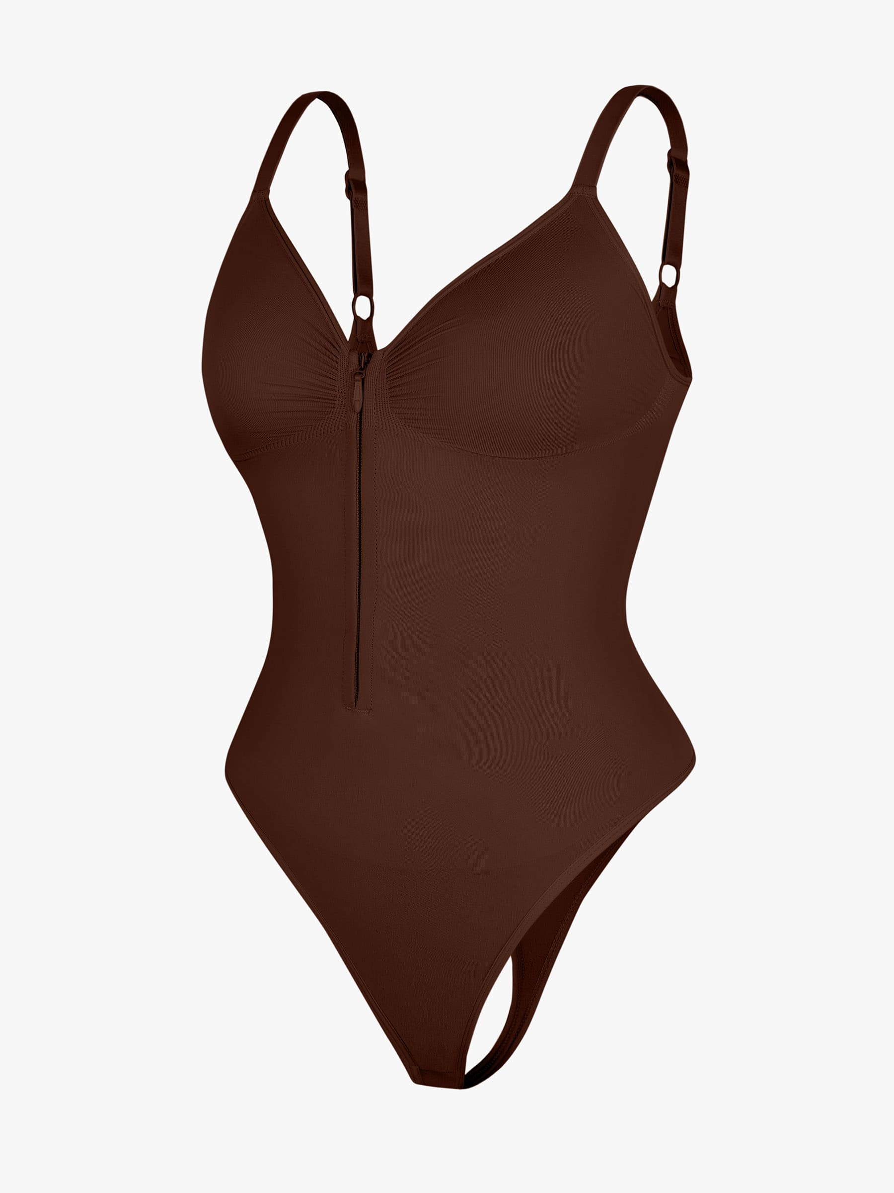 MyCurve Seamless Tummy Control Zipper Bodysuit