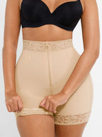 MyCurve Tummy Control Shaping Shorts Butt Lifter with Clasps and Zipper