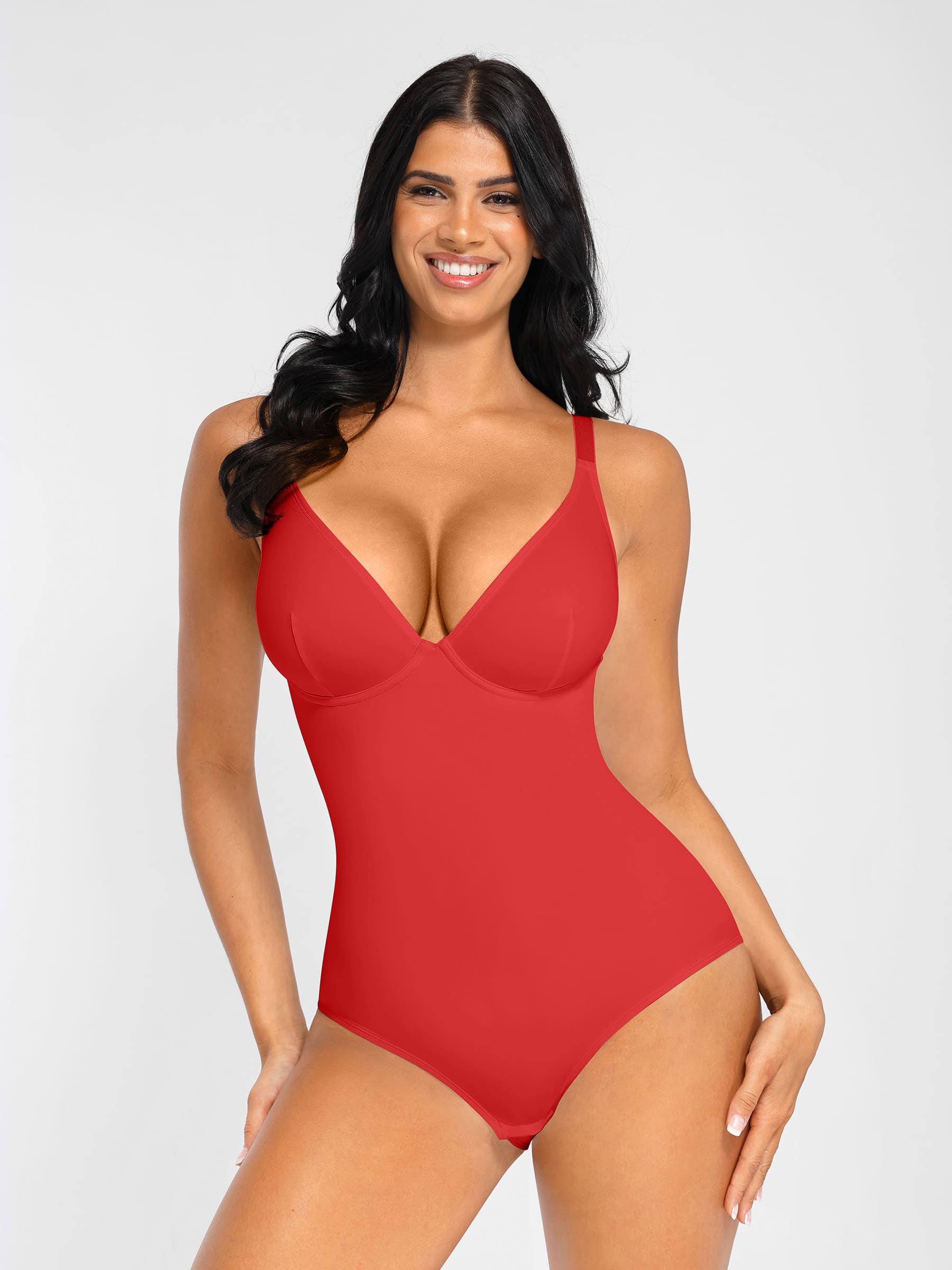 MyCurve Brief Adjustable Straps Tummy Control  Bodysuit