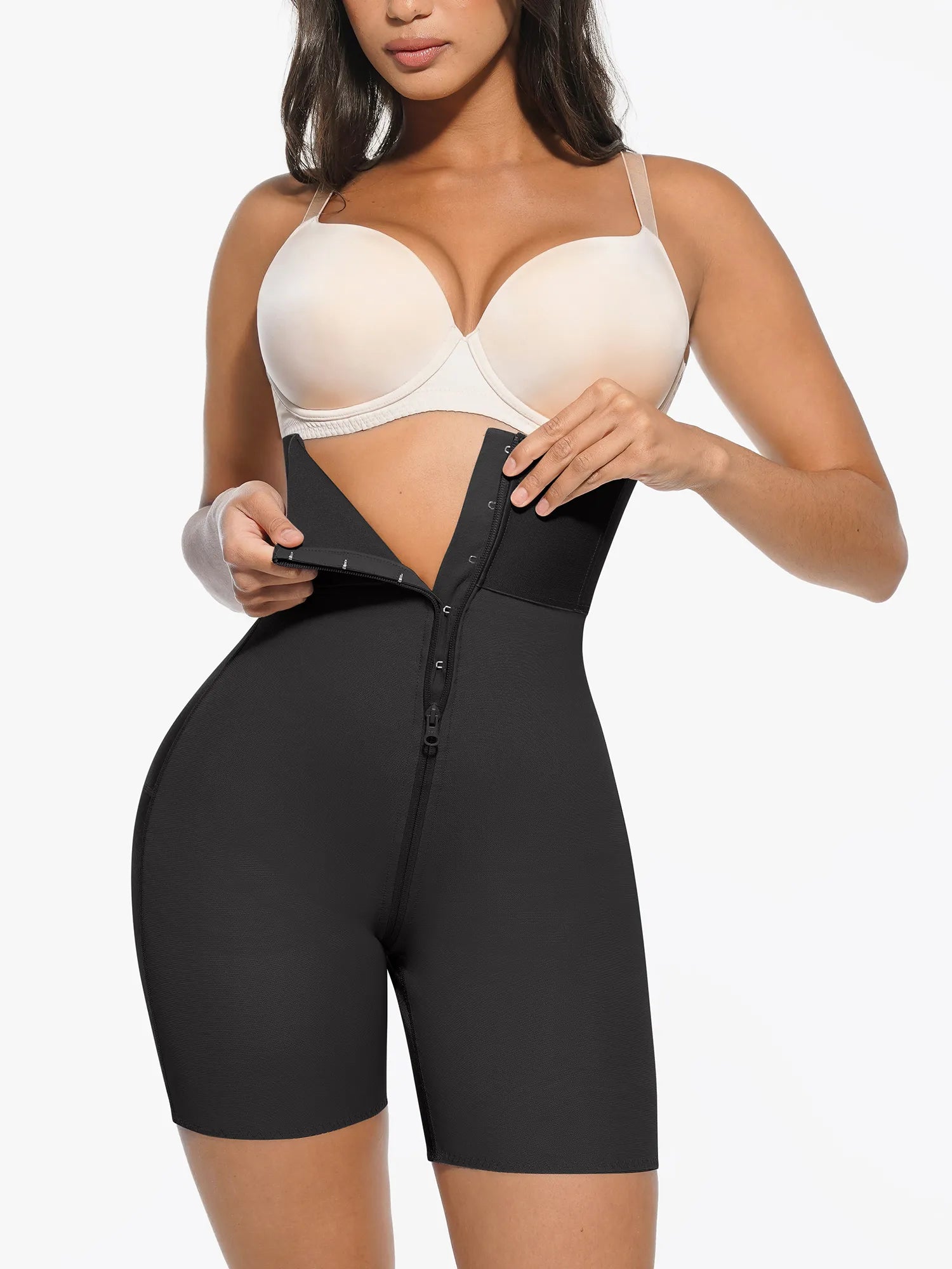 MyCurve Wide Waistband Tummy Control Butt Lifting Shaping Shorts