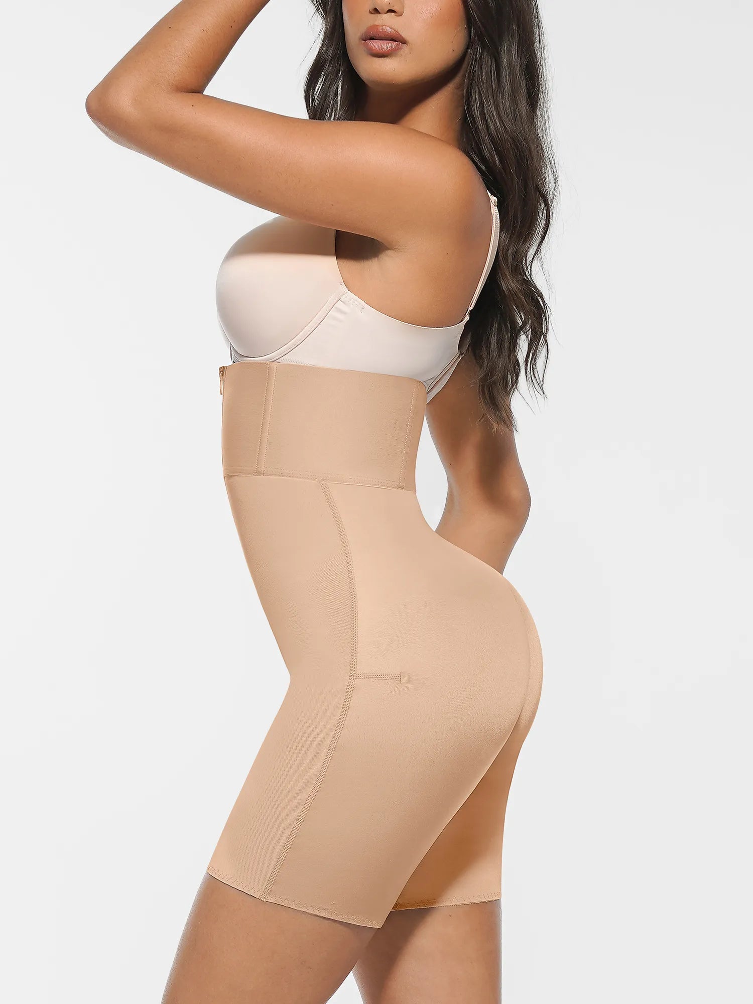 MyCurve Wide Waistband Tummy Control Butt Lifting Shaping Shorts