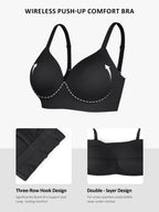 Sujetador push-up sin costuras MyCurve + camiseta moldeadora