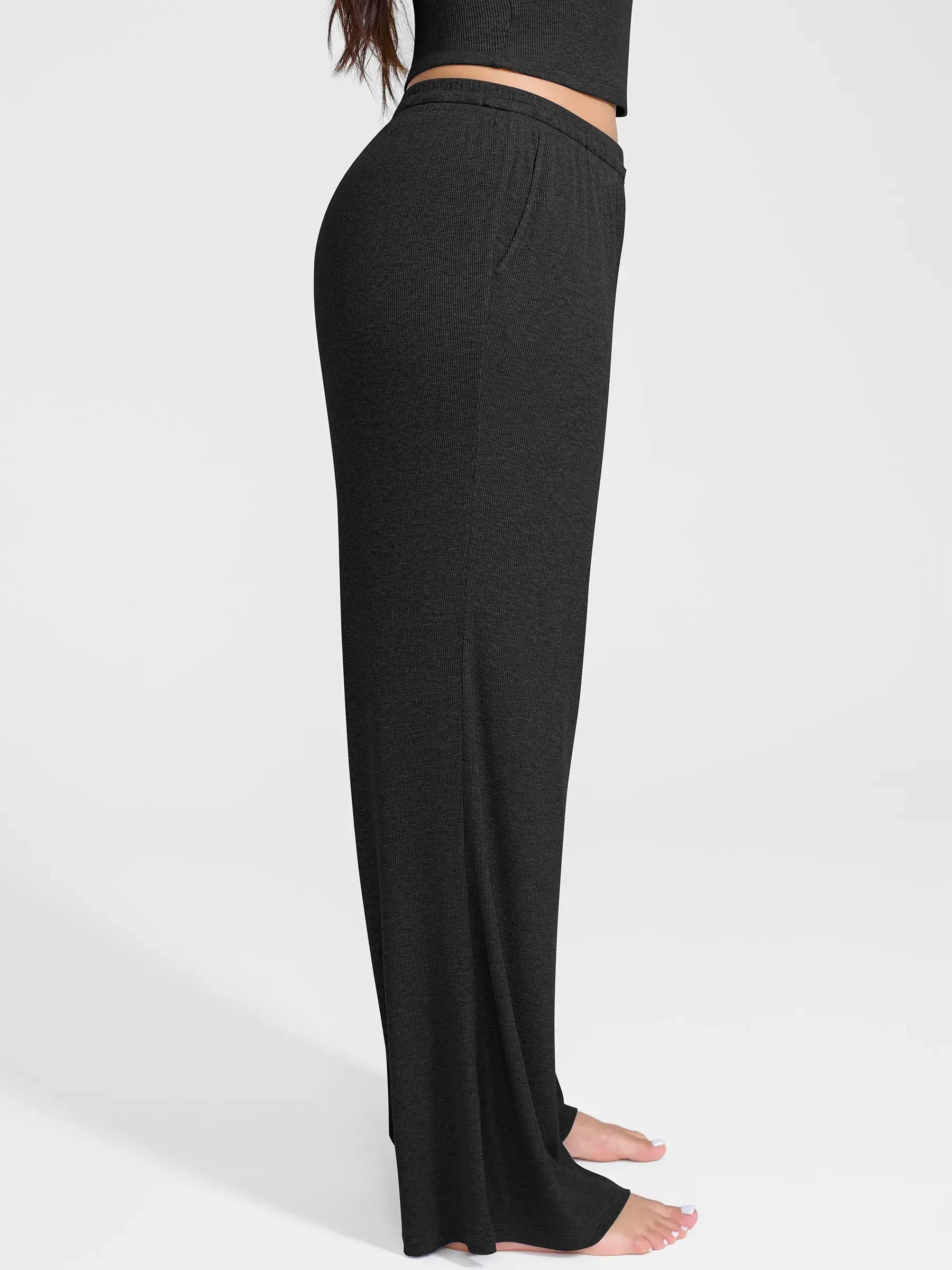 MyCurve Breathable Ribbed Loungewear Pants