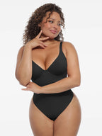MyCurve Deep V-Neck Shapewear Bodysuit
