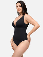 Body alisador sin costuras con escote en V profundo MyCurve