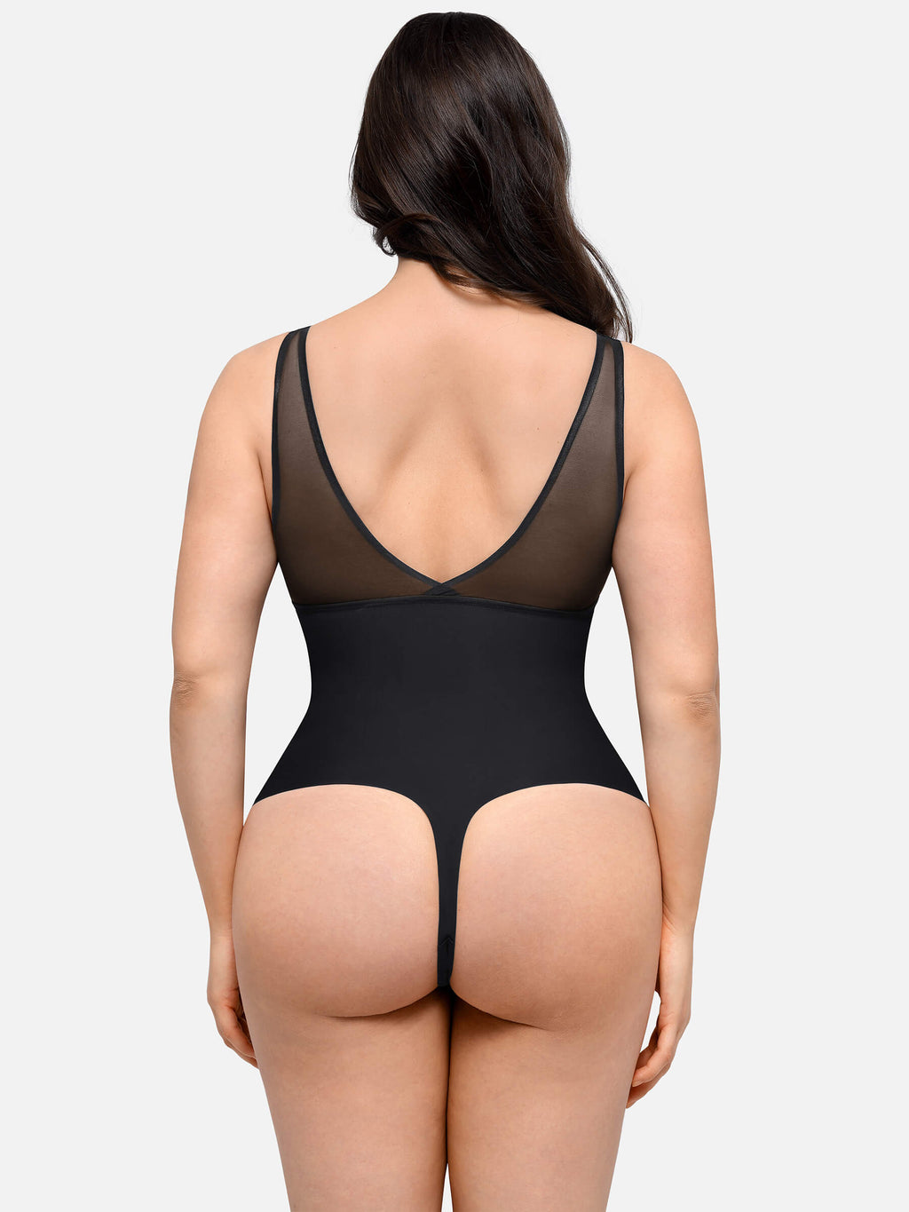 Body alisador sin costuras con escote en V profundo MyCurve