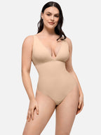 Body alisador sin costuras con escote en V profundo MyCurve