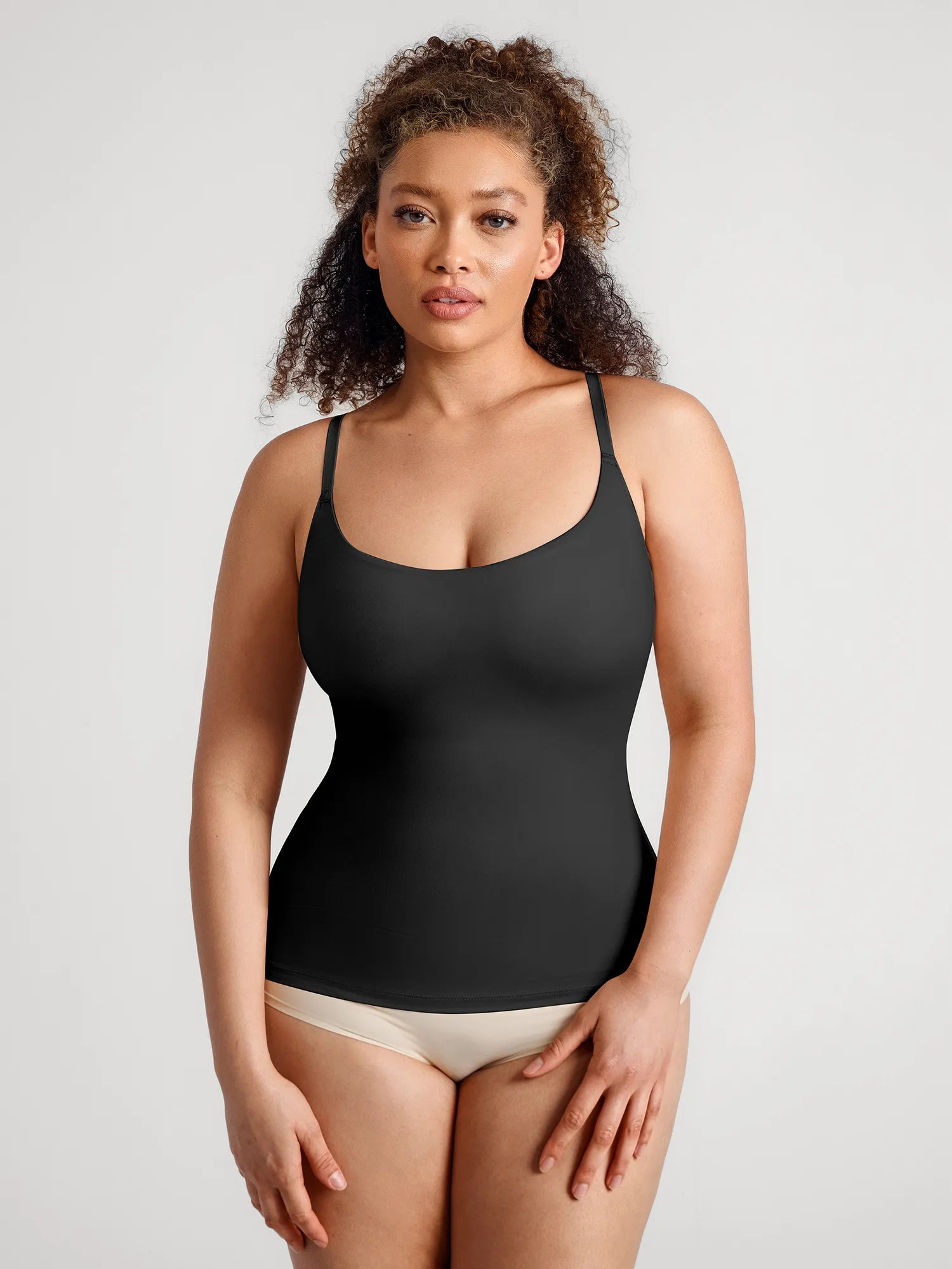 MyCurve FeelSoft™ Light Smoothing Scoop-Neck Top