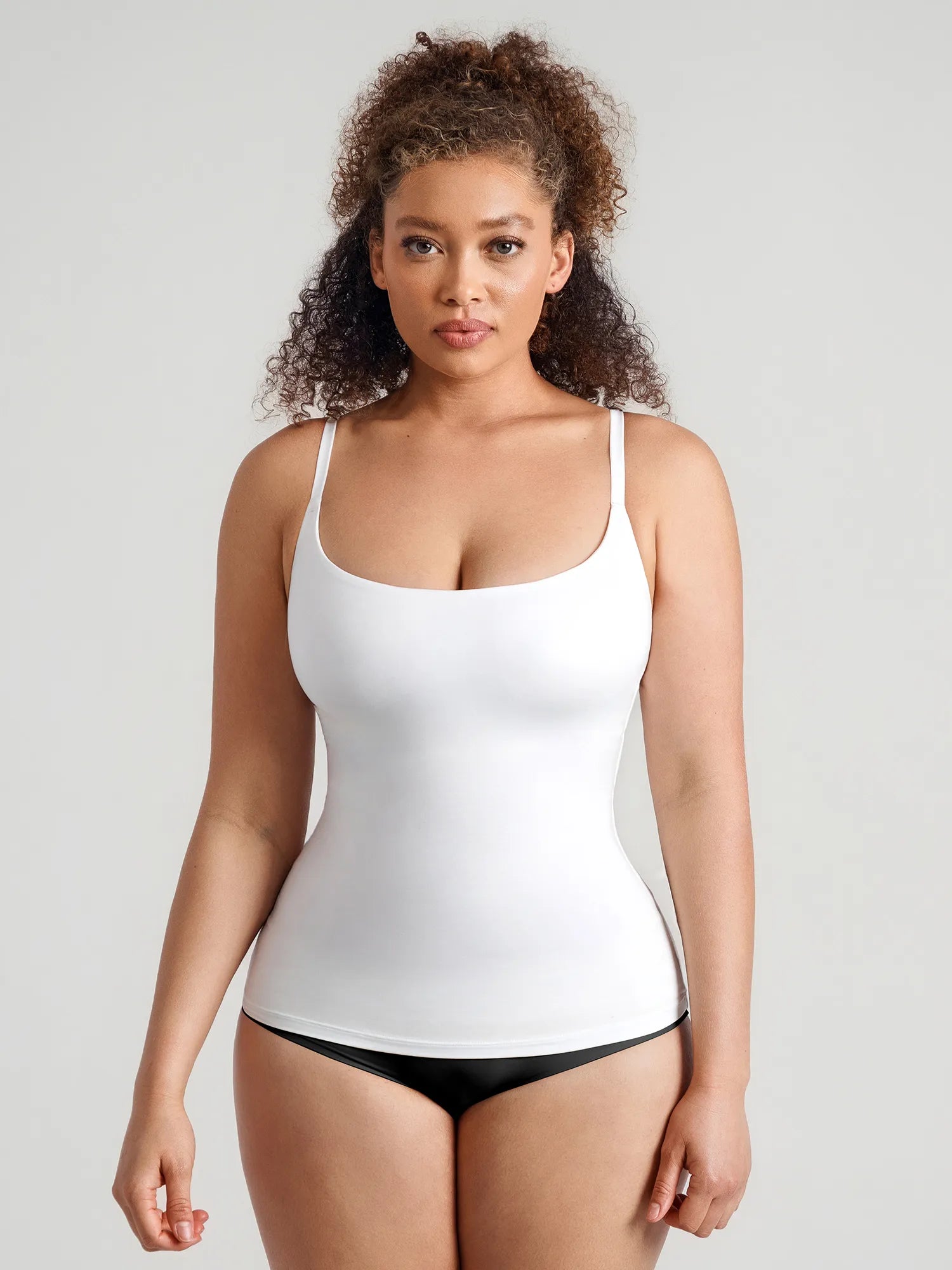 MyCurve FeelSoft™ Light Smoothing Scoop-Neck Top