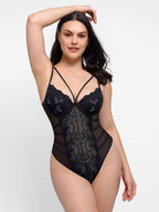 Body moldeador tipo tanga de encaje suave MyCurve