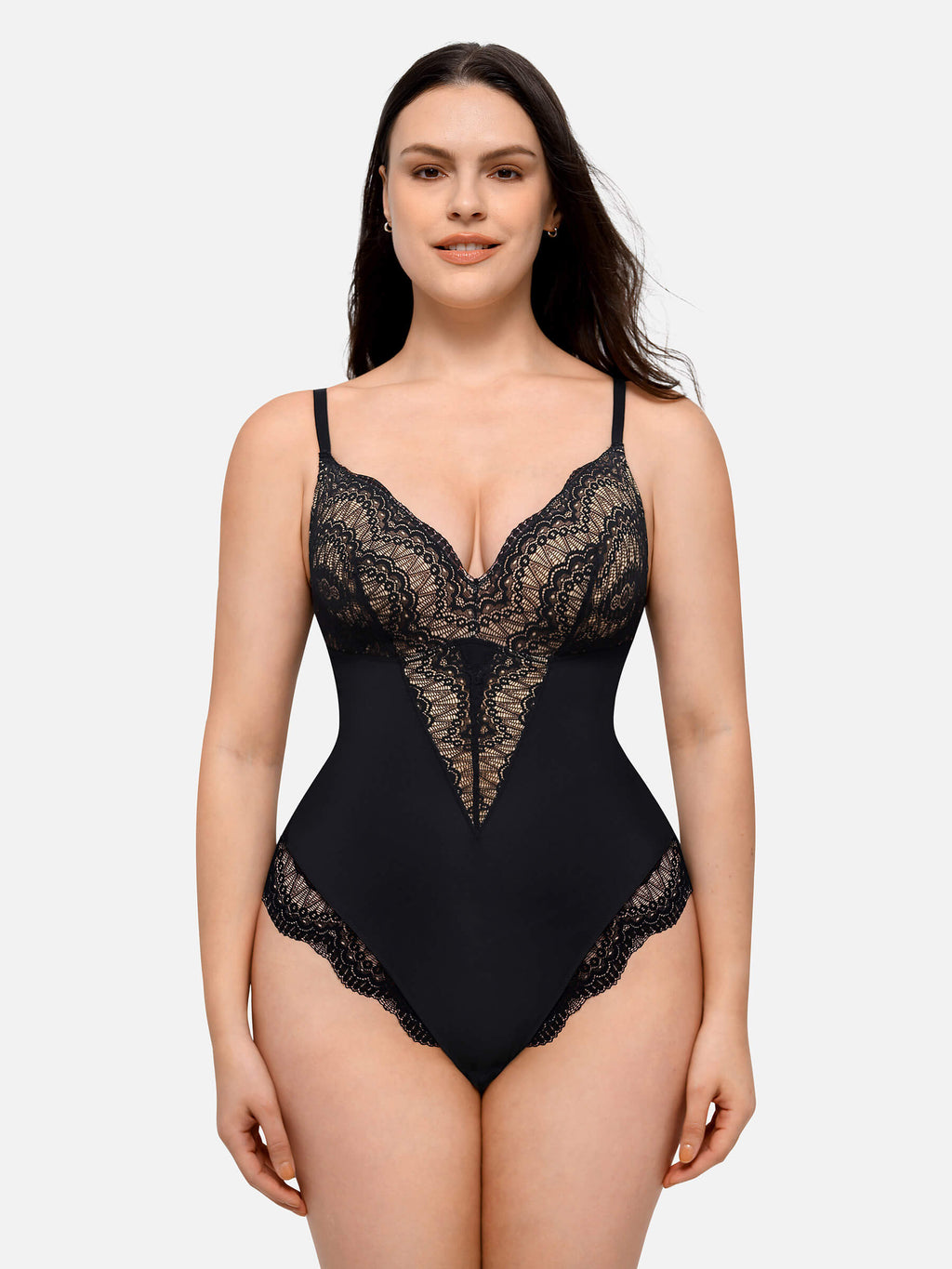 MyCurve Low-back Ultra-versatile Lace Bodysuit