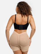 Conjunto de body y pantalones cortos de malla con control de abdomen MyCurve