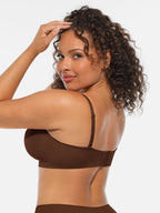 MyCurve Seamless Strapless Anti-Slip Removable Pads Bra