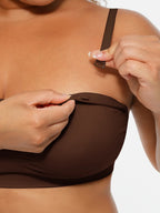 MyCurve Seamless Strapless Anti-Slip Removable Pads Bra