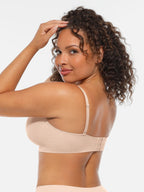 MyCurve Seamless Strapless Anti-Slip Removable Pads Bra