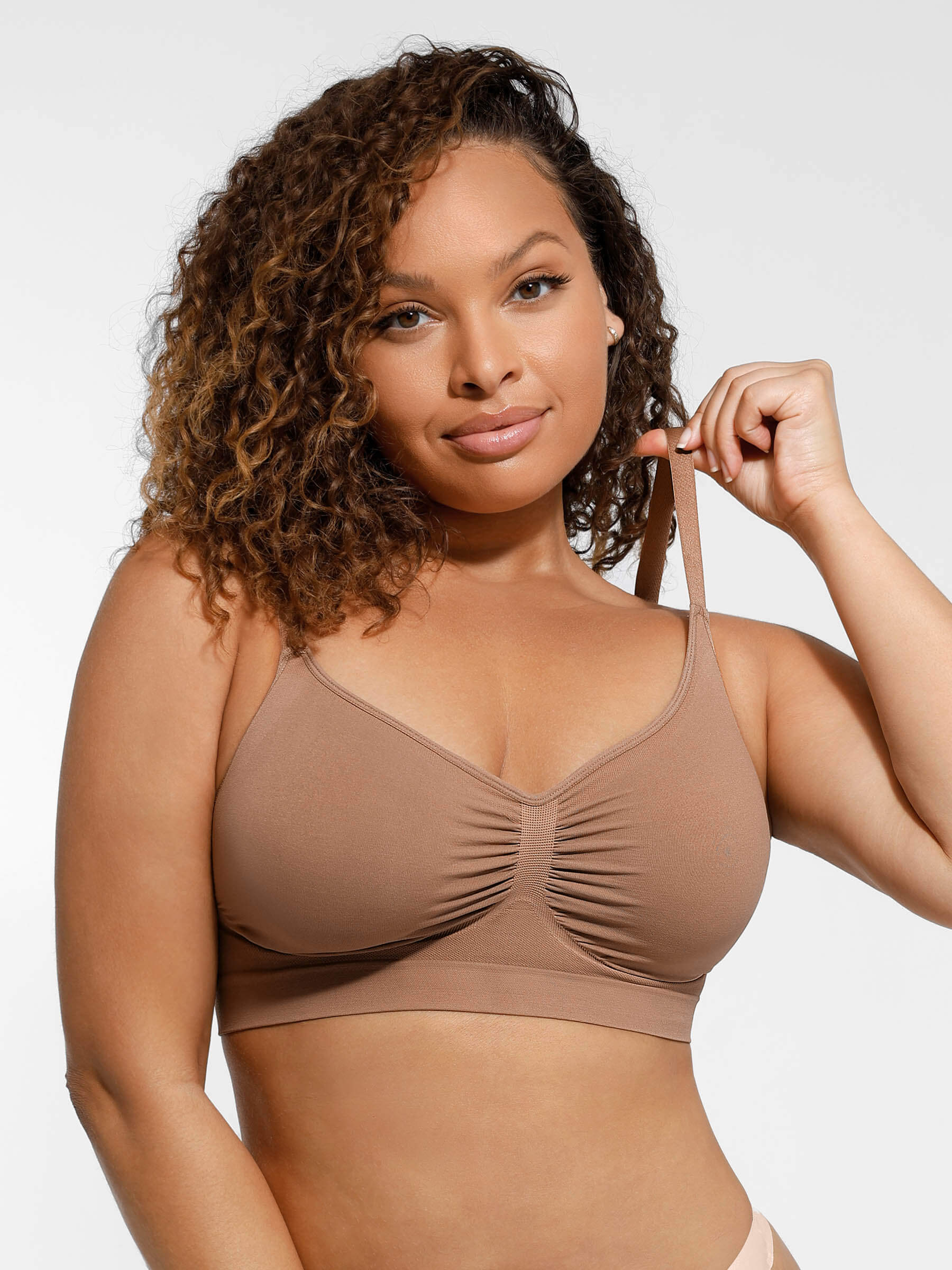 MyCurve Ultra-Soft Wireless Bra Seamless All-Day Wear