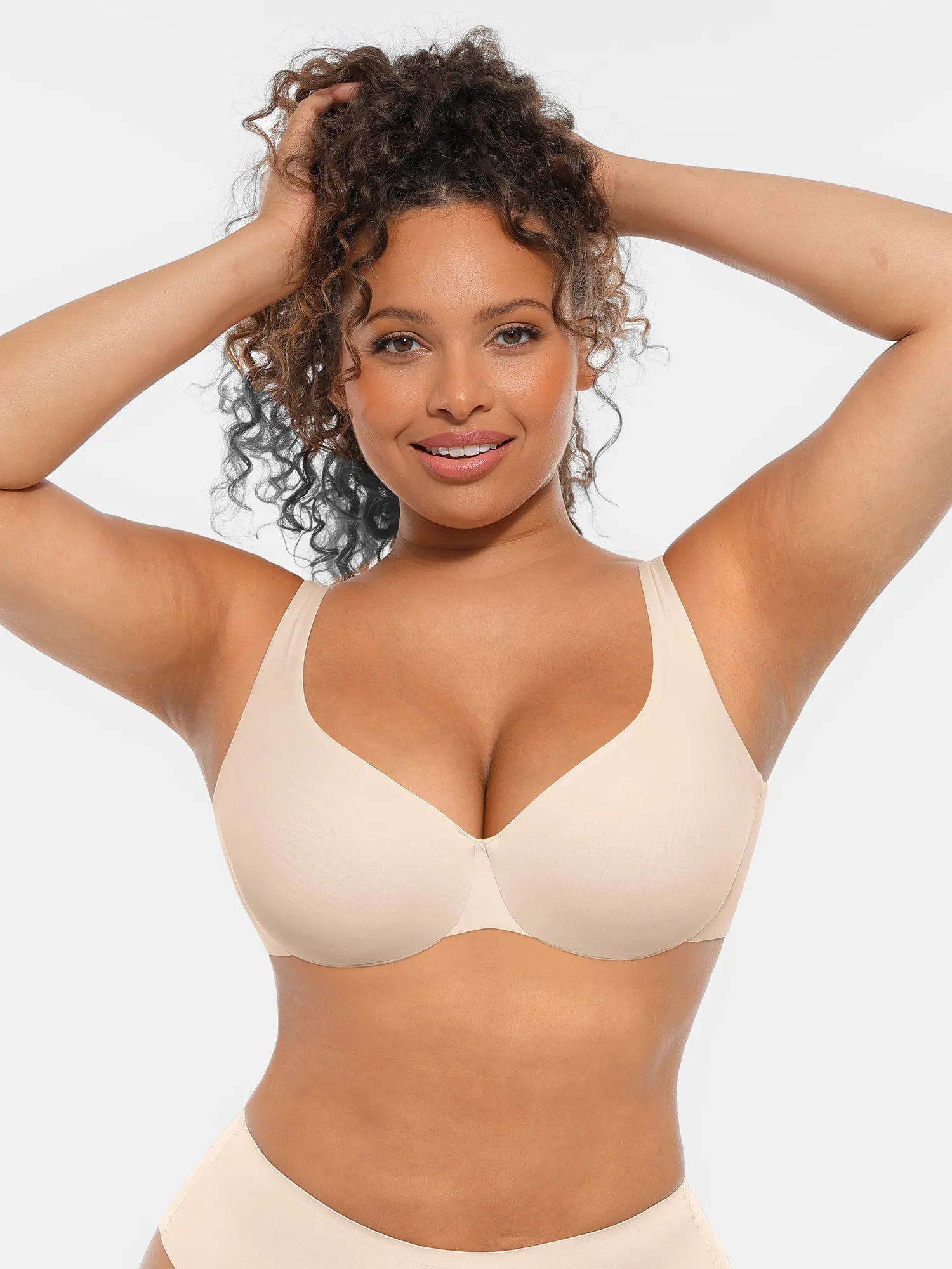 Lot de soutiens-gorge MyCurve à armatures, non rembourrés, décolleté profond en V avec maintien latéral