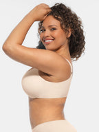 MyCurve Adjustable Deep V-Neck Underwire Bra