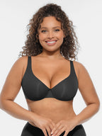 MyCurve Underwire Adjustable Deep V-neck Bra